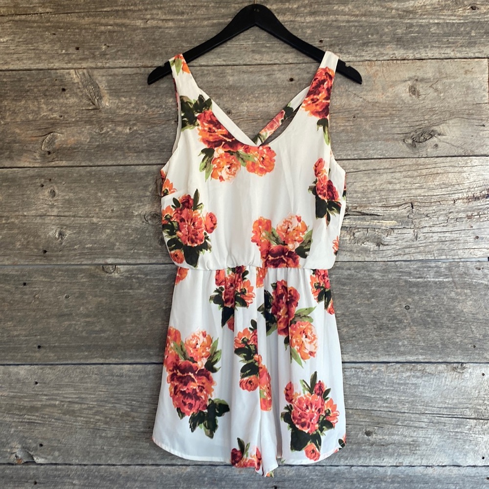 Lush Floral Romper